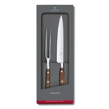 Victorinox - GRAND MAITRE trancheerset, 2-delig, esdoorn