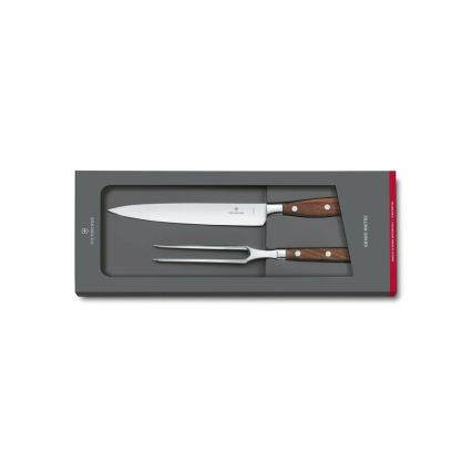 Victorinox - GRAND MAITRE trancheerset, 2-delig, esdoorn