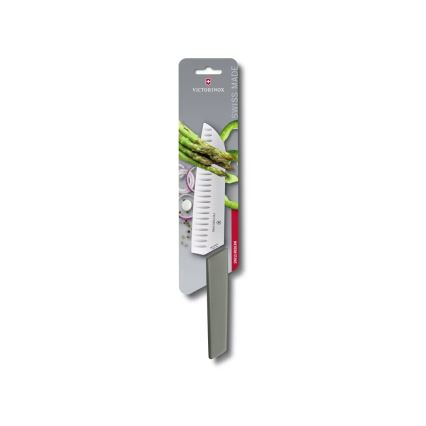 Victorinox - Keukenmes Santoku SWISS MODERN 17 cm groen