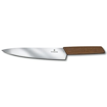 Victorinox - Keukenmes SWISS MODERN 22 cm walnoothandvat