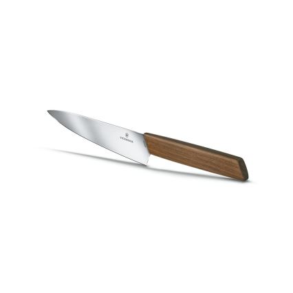 Victorinox - Keukenmes SWISS MODERN 22 cm walnoothandvat