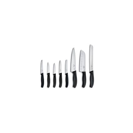 Victorinox - Keukenmessenset in blok SWISS CLASSIC, 9-delig, beuk/beige