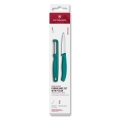 Victorinox - Keukenset met keukenmes en dunschiller SWISS CLASSIC, turquoise