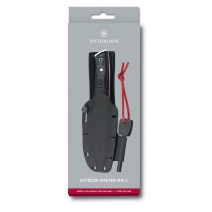 Victorinox - Mes voor Buiten 22 cm zwart/chroom