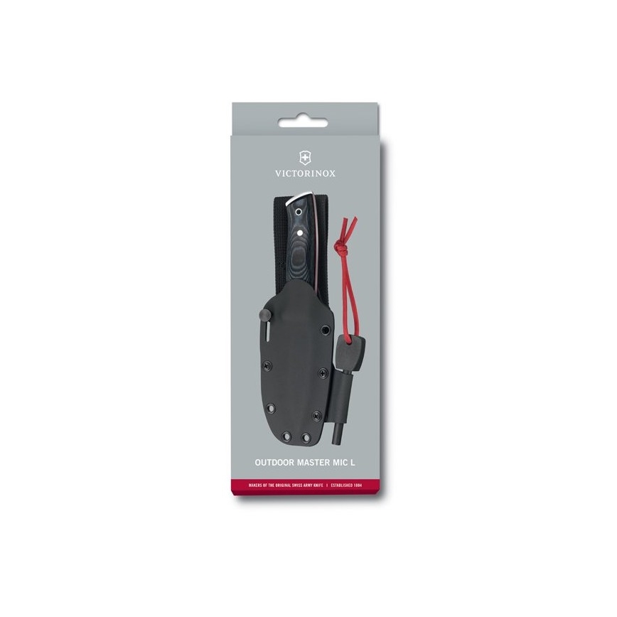 Victorinox - Mes voor Buiten 22 cm zwart/chroom