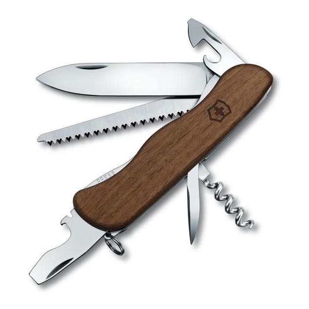 Victorinox - Multifunctioneel Zakmes 11,1 cm/10 functies hout