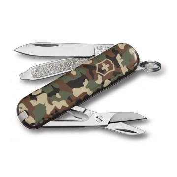 Victorinox - Multifunctioneel zakmes CLASSIC SD 5,8 cm/7 Functies camouflage