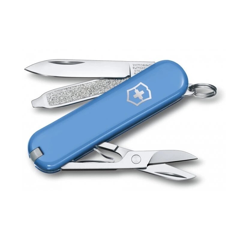 Victorinox - Multifunctioneel zakmes CLASSIC SD 5,8 cm/7 Functies lichtblauw