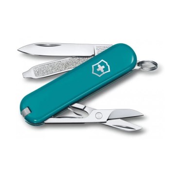 Victorinox - Multifunctioneel zakmes CLASSIC SD 5,8 cm/7 Functies turquoise