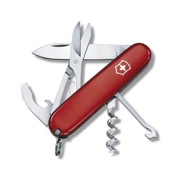 Victorinox - Multifunctioneel zakmes COMPACT 9,1 cm/15 Functies rood
