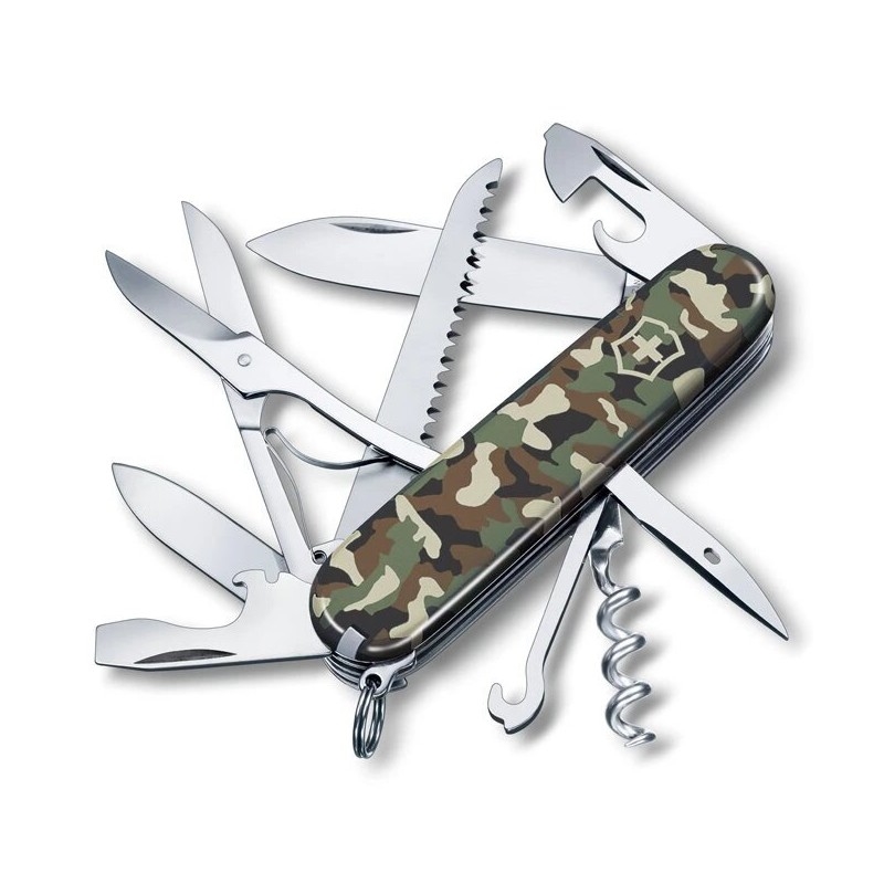 Victorinox - Multifunctioneel zakmes HUNTSMAN 9,1 cm/15 Functies camouflage