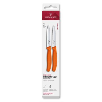 Victorinox - Set groentemessen SWISS CLASSIC 10 cm, 2 stuks, oranje