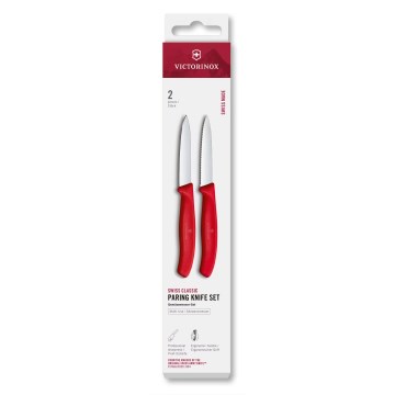Victorinox - Set groentemessen SWISS CLASSIC 8 cm, 2 stuks, rood