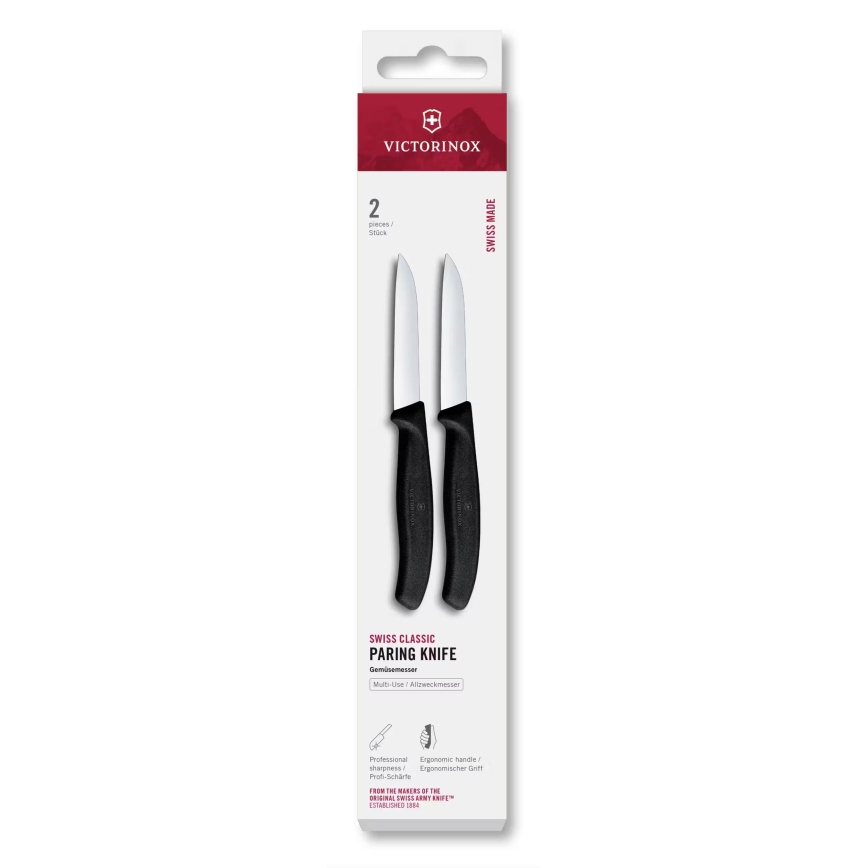 Victorinox - Set groentemessen SWISS CLASSIC 8 cm 2 stuks zwart