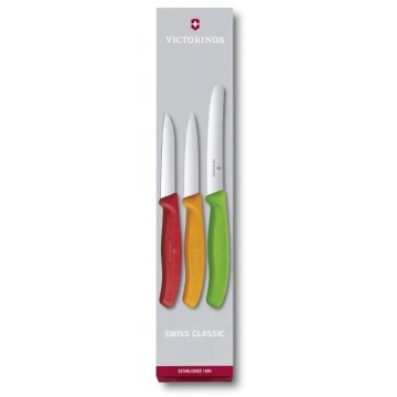 Victorinox - Set keukenmessen voor groenten 3 st. mix van kleuren