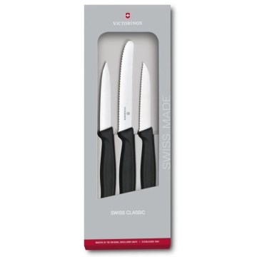 Victorinox - Set keukenmessen voor groenten 3 st. zwart