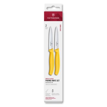 Victorinox - Set van 2 groentemessen SWISS CLASSIC 10 cm, geel