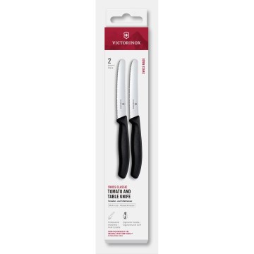 Victorinox - Set van 2 groentemessen SWISS CLASSIC 11 cm, zwart