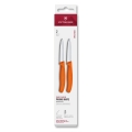 Victorinox - Set van 2 groentemessen SWISS CLASSIC 8 cm, oranje