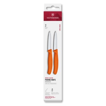 Victorinox - Set van 2 groentemessen SWISS CLASSIC 8 cm, oranje