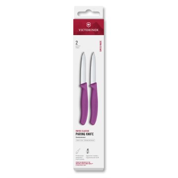 Victorinox - Set van 2 groentemessen SWISS CLASSIC, 8 cm, paars