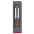Victorinox - Set van 2 steakmessen GRAND MAITRE 12 cm, esdoorn