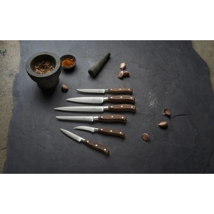 Victorinox - Set van 2 steakmessen GRAND MAITRE 12 cm, esdoorn