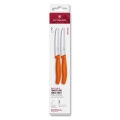 Victorinox - SWISS CLASSIC set van 2 groentemessen 11 cm, oranje