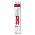 Victorinox - SWISS CLASSIC set van 2 groentemessen, rood