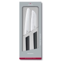 Victorinox - SWISS MODERN 2-delige set keukenmessen, zwart