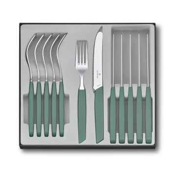 Victorinox - SWISS MODERN bestekset, 12-delig, turkoois