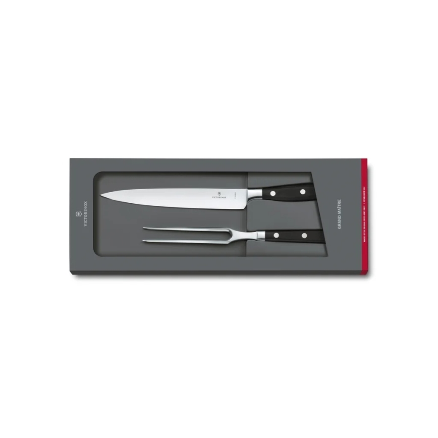 Victorinox - Trancherset GRAND MAITRE 2-delig zwart