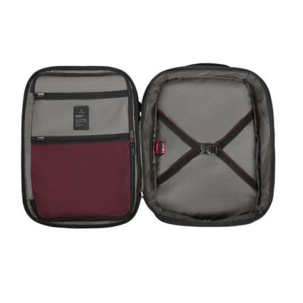 Victorinox - Uitbreidbare rugzak Crosslight Boarding 37 l zwart