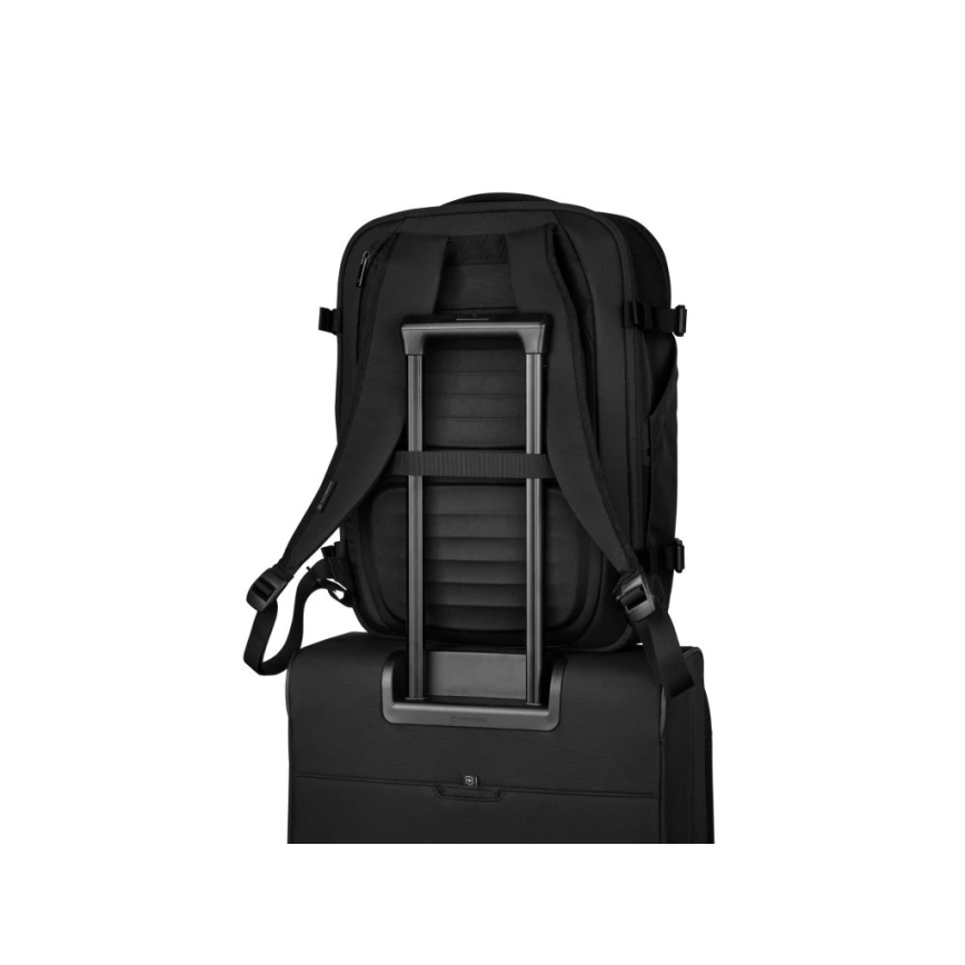 Victorinox - Uitbreidbare rugzak Crosslight Boarding 37 l zwart