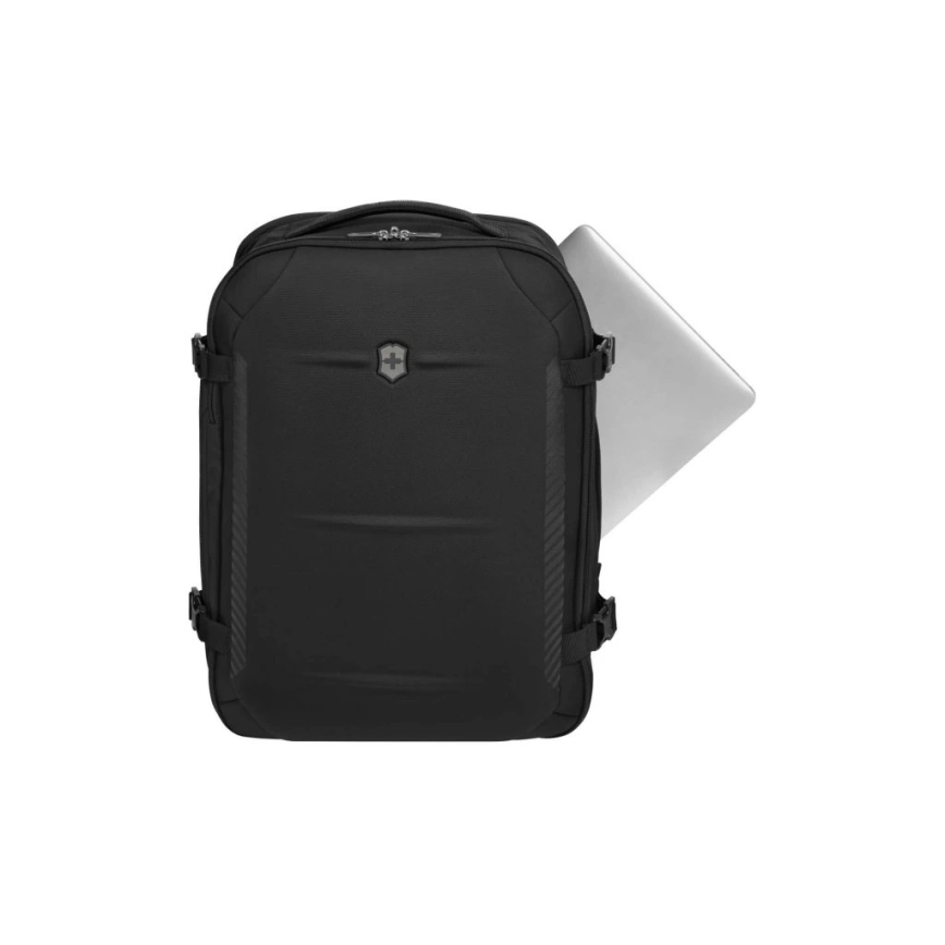 Victorinox - Uitbreidbare rugzak Crosslight Boarding 37 l zwart