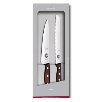 Victorinox - WOOD 2-delige set keukenmessen, esdoorn
