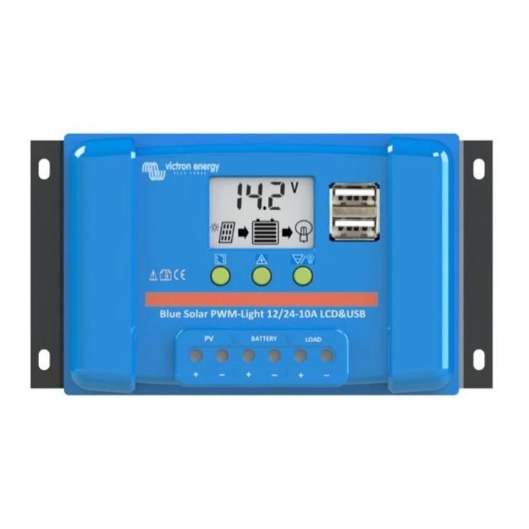Victron Energy - PWM zonne-laadregelaar 12/24V/10A