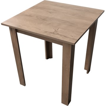 Vierkante eettafel LEVI eiken sonoma