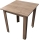 Vierkante eettafel LEVI eiken sonoma