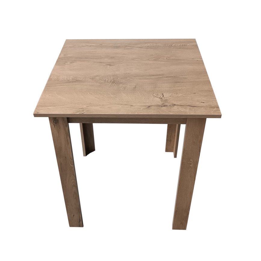 Vierkante eettafel LEVI eiken sonoma