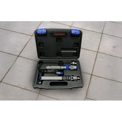 Viking - 3-in-1 oplaadbare LED-zaklamp 5V, IPX4, 380 lm, 2200 mAh