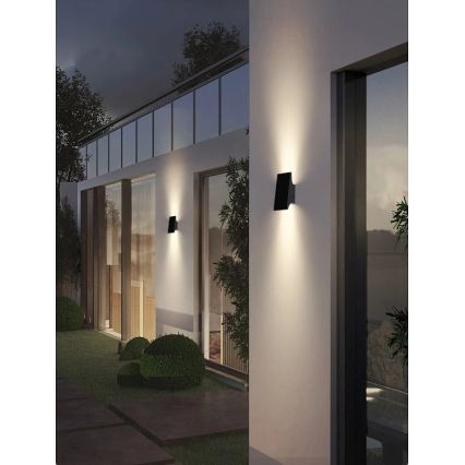 Viking - dimbare LED-wandlamp op zonne-energie LED/1,5W/3,7V IP65 4000K 2000 mAh