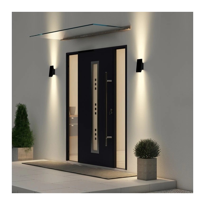 Viking - dimbare LED-wandlamp op zonne-energie LED/1,5W/3,7V IP65 4000K 2000 mAh