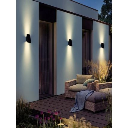 Viking - dimbare LED-wandlamp op zonne-energie LED/1,5W/3,7V IP65 4000K 2000 mAh