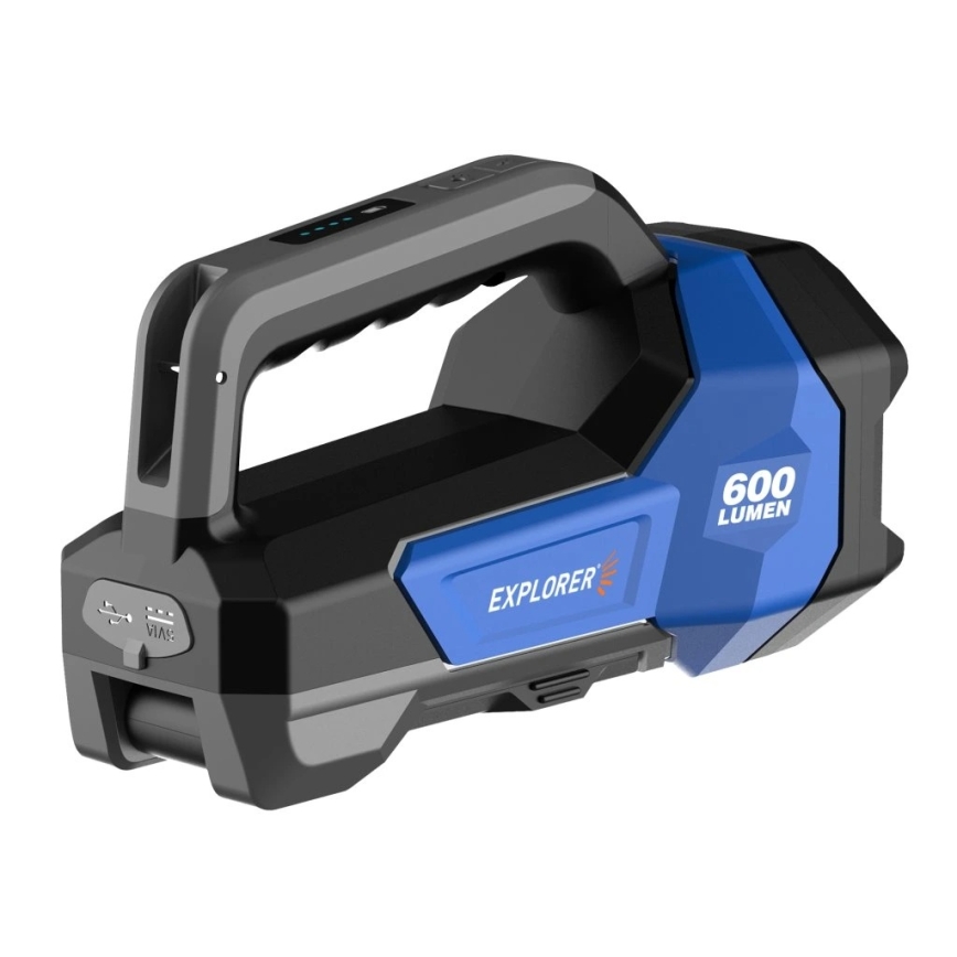 Viking - dimbare oplaadbare LED-zaklamp 5V IPX4 1000 lm 8000 mAh
