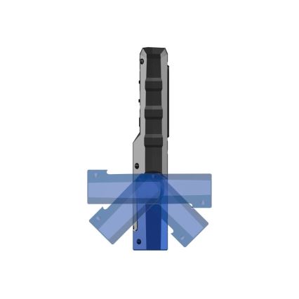 Viking - Dimbare oplaadbare LED-zaklamp 5V, IPX6, 400 lm, 2200 mAh