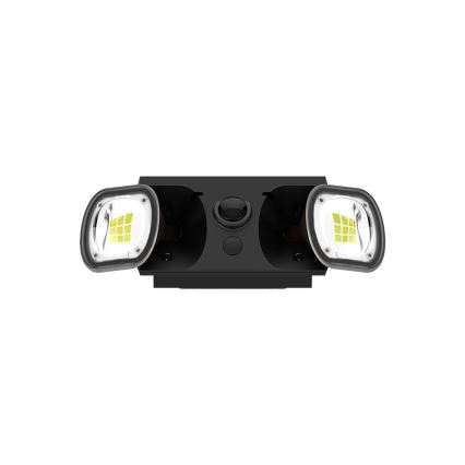 Viking - Dimbare flexibele LED-zonne-wandlamp met sensor, LED/1,3W/3,7V IP44 4000K 2000 mAh