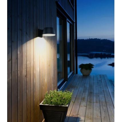 Viking - Dimbare LED-zonne-wandlamp met sensor LED/1W/3,7V IP44 4000K 2000 mAh