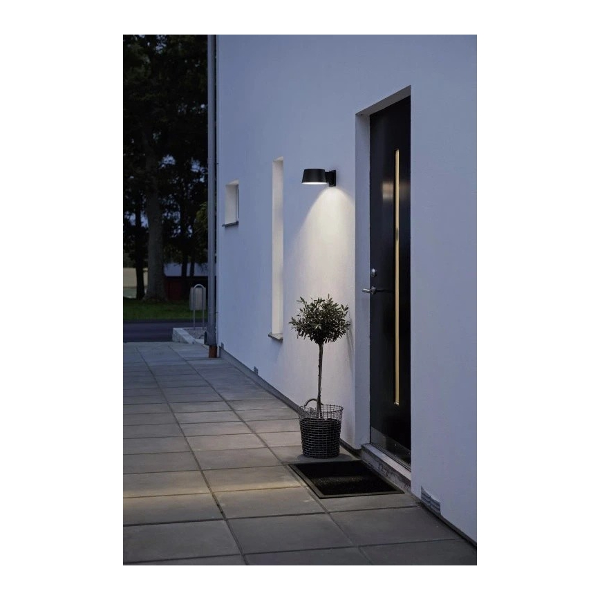 Viking - Dimbare LED-zonne-wandlamp met sensor LED/1W/3,7V IP44 4000K 2000 mAh
