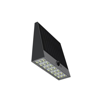 Viking - LED dimbare zonne-wandlamp met sensor LED/2W/3,7V IP54 4000K 2000 mAh